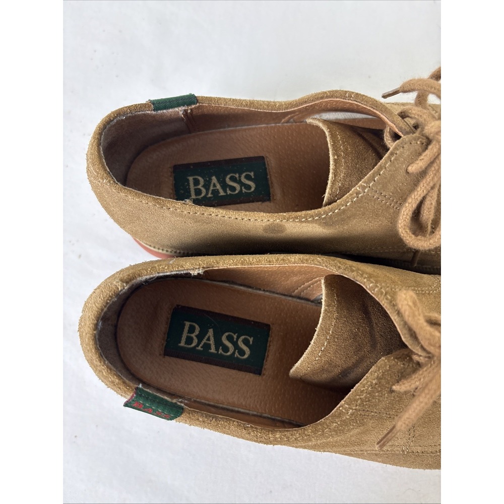 GH Bass Bucs Originals Derby Shoes Mens 6.5 Tan Suede Leather Oxford Classic - Picture 7 of 11